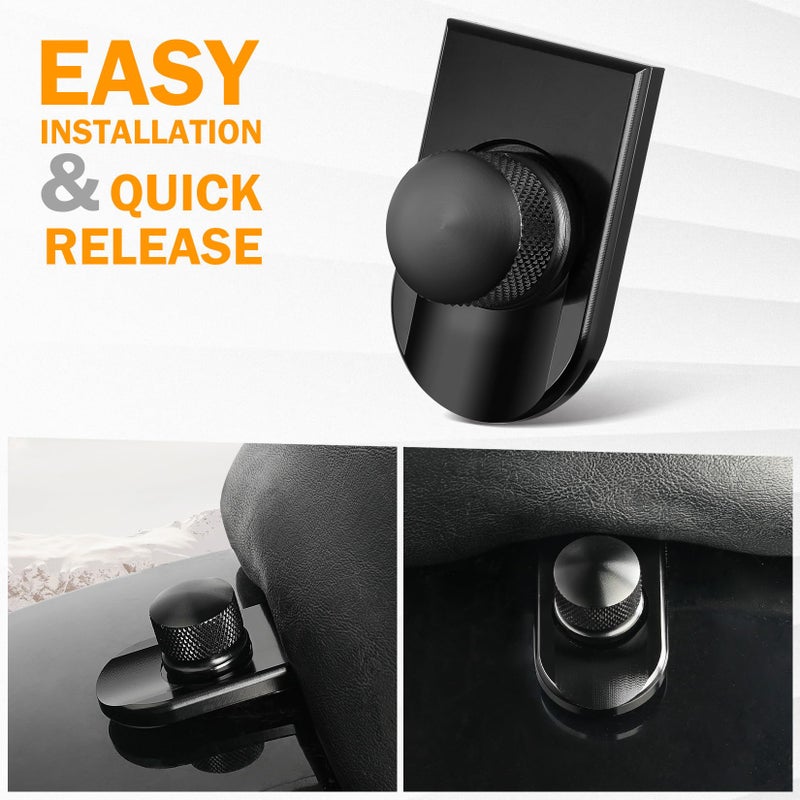 PBYMT Rear Seat Bolt Quick Release Seat Tab Cover Screws Hardware Kit Compatible for Harley Road King Street Electra Glide Dyna Softail 1997-2025 - Image 3
